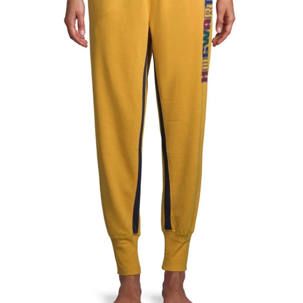 HARRY POTTER Hogwarts Yellow Joggers / Sweatpants